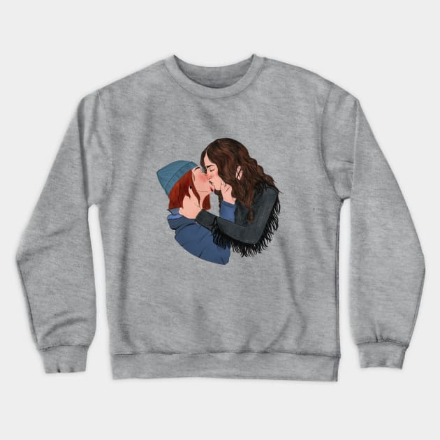 Wynhaught - 4x02 Kiss Crewneck Sweatshirt by wynhaaughtcolbs